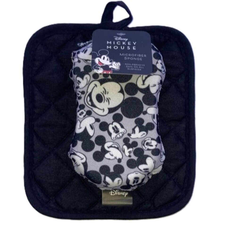 Disney MICKEY MOUSE Microfiber Dish Sponge and Pot Holder 2 Piece GIFT SET